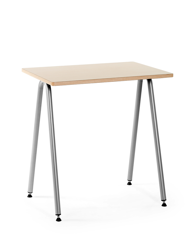 School desk 73, 1-place, table top 20mm, birch plywood ...